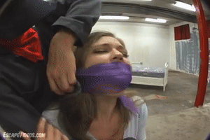 www.escapevideos.com - Hunter Bound Gagged Two Captors thumbnail